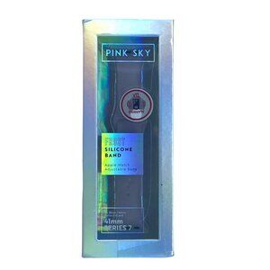 Apple Watch FROST Silicone Adjustable Band PINK SKY 41mm Series 7 NEW Comfort‎